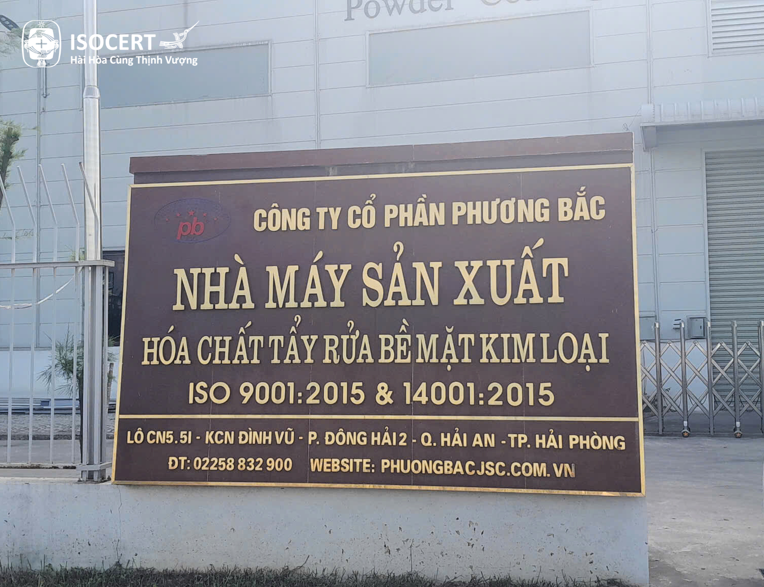 Công ty cổ phần Phương Bắc đăng ký ISO 9001 và ISO 14001