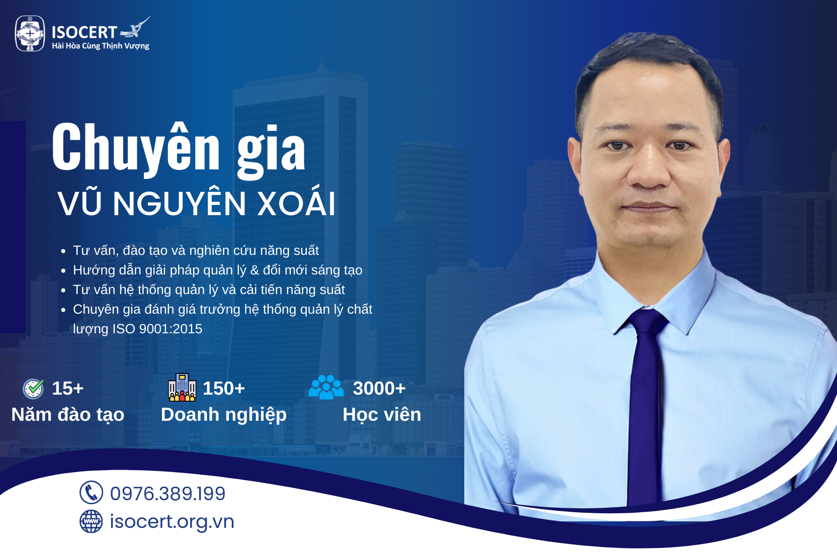 Chuyên gia kinh nghiệm đào tạo ISO tại ISOCERT