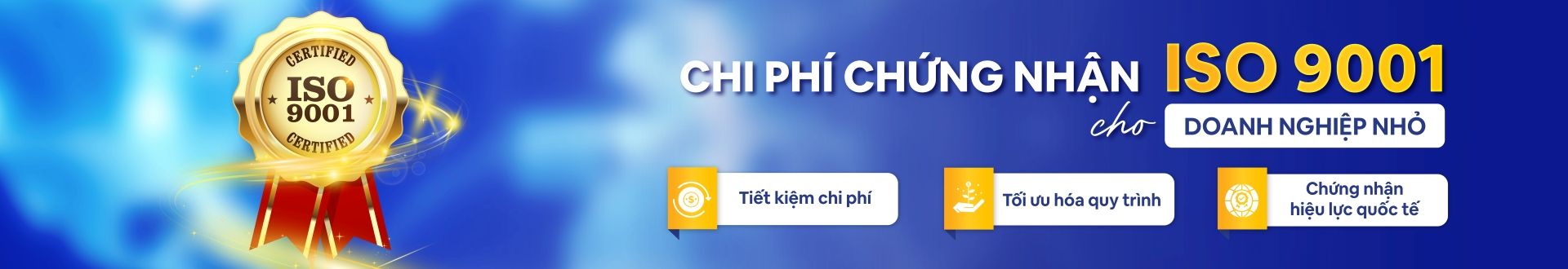 Báo giá chi phí chứng nhận ISO 9001 cho doanh nghiệp nhỏ mới nhất