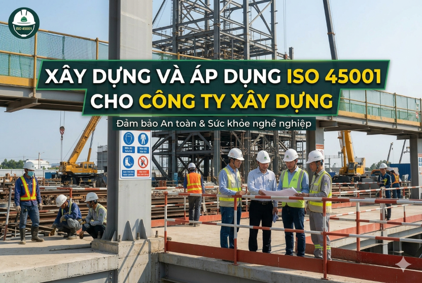 Làm ISO 45001 cho công ty xây dựng: Quy trình chi tiết từ A-Z