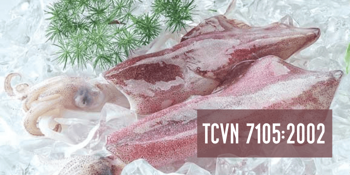 TCVN 7105:2002 - Mực ống đông lạnh nhanh